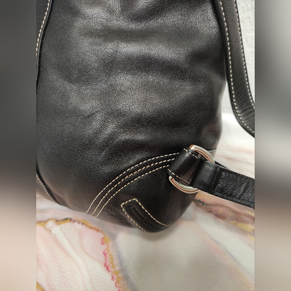 Coach #3559 Soho Black Leather
Drawstring Mini Backpack - Picture 10 of 13